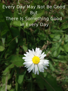 Every Day May Not Be Good  But  There Is Something Good  in Every Day